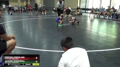 45 lbs Round 1 - Stephen Strickland, Compound Wrestling vs Jackson McDougall, Gulf Coast Wrestling