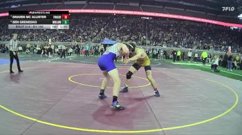 D1-190 lbs Quarterfinal - Ben Grenesko, Midland HS vs Draven Mc Allister, Fraser HS
