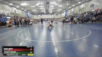 130 lbs Cons. Round 3 - Nash Redd, Logan Grizz vs Ryker Fowler, Champions Wrestling Club