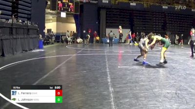 157 lbs Round Of 16 - Logan Ferrero, Duke vs Landen Johnson, ND State