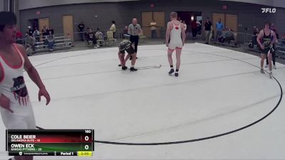 160 lbs Round 4 (8 Team) - Owen Eck, Kansas Pythons vs Cole Beier, Oklahoma Elite