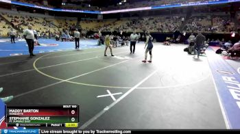 130 Class 2 lbs Champ. Round 1 - Maddy Barton, Marquette vs Stephanie Gonzalez, Ft. Zumwalt East