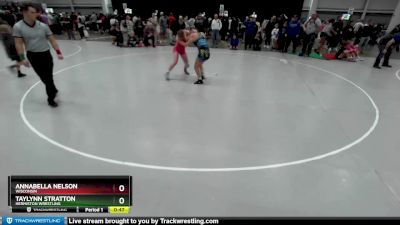 130 lbs Quarterfinal - Taylynn Stratton, Hermiston Wrestling vs Annabella Nelson, Wisconsin