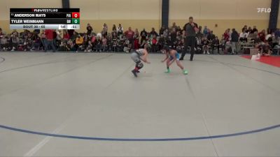 65 lbs Cons. Round 1 - Tyler Weinmann, Blaine Wrestling vs Anderson Mays, Pinnacle