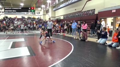PW-9 lbs 1st Place Match - Bentley Forrester, DC Elite vs Graysen Bell, Immortal Athletics WC