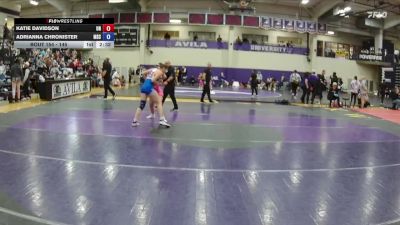 145 lbs Cons. Round 3 - Katie Davidson, Unattached vs Adrianna Chronister, Murray State