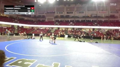 157 lbs Cons. Round 3 - Maddox Carroll, Kuna vs Rafferty Bell, Eagle