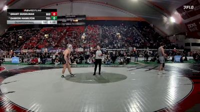 6A 165 lbs Quarterfinal - Grant Gugelman, Madison vs Damion Hamilton, Post Falls