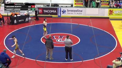 140 lbs Round Of 64 - Benjamin Murphy, Kiski vs Garrett Lorson, South Williamsport