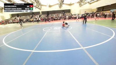 51-T lbs Consi Of 8 #2 - Cayden Konya, Grit Mat Club vs Vincent Santa Maria, High Pace Wrestling Club