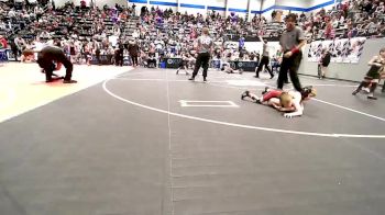 66 lbs Consi Of 8 #2 - Conley Robinson, Pawnee Peewee Wrestling vs Luke Whitehead, Woodward Youth Wrestling