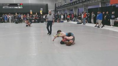 120 lbs Cons. Sub-quarters - Pilot Swab, Michigan West Wrestling Club vs Ian Maize, DC Elite