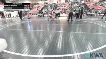 55 lbs Semifinal - Bentley Hodson, Fort Gibson Youth Wrestling vs Jack Davis, Verdigris Youth Wrestling