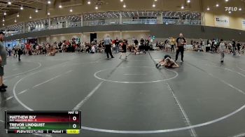 72 lbs Round 2 - Trevor Lindquist, Kardiac Kidz vs Matthew Bly, Mat Assassins Red