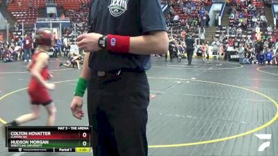 69 lbs Cons. Round 2 - Hudson Morgan, Wrestling University vs Colton Hovatter, Clinton WC