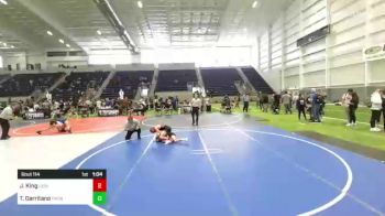 116 lbs Quarterfinal - Julian King, Lions WC vs Tony Garritano, Thundercats WC