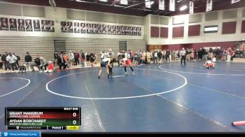 100 lbs Quarterfinal - Grant Mangrum, American Fork Cavemen vs Aydan Borchardt, Brighton Wrestling Club