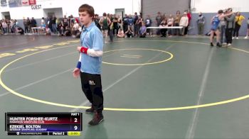 144 lbs 2nd Place Match - Ezekiel Bolton, Interior Grappling Academy vs Hunter Forshee-Kurtz, Marathon Wrestling Club