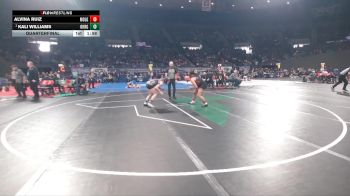 4A/3A/2A/1A Girls 135 Quarterfinal - Kali Williams, Oakridge Girls vs Alvina Ruiz, Molalla Girls