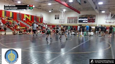 Youth-100 lbs Finals (8 Team) - Jake Bullock, Mount Olive vs James McQueen, Easton (PA)