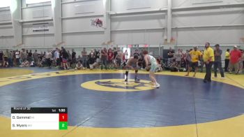 126-C lbs Round Of 32 - Daniel Gemmel, MI vs Stephen Myers, WV