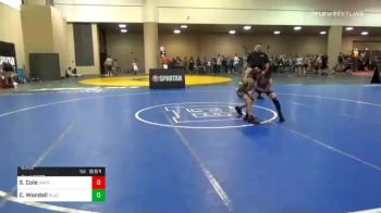 82 lbs Final - Scott Cole, Mayo Quanchi Wrestling Club vs Caden Woodall, Black Cat Wrestling Club