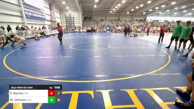 95 lbs Rr Rnd 3 - Ethan Bayliss, Indiana Outlaws Gold vs Michael Johnson, Micky's Maniacs Black