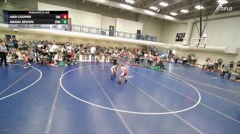 48-56 lbs Round 2 - Andi Cooper, Champions Wrestling Club vs Amara Brown, Salt Flats Wrestling Club