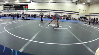 149 lbs Cons. Round 3 - Asher LeBeau, Wilmington College vs Matthew Plum, Ohio Wesleyan University