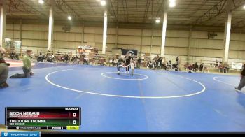 39-40 lbs Round 3 - Theodore Thorne, Red Dragon vs Bexon Neibaur, Bonneville Wrestling