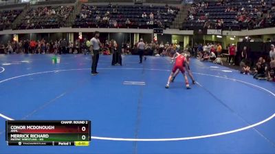 60 lbs Champ. Round 2 - Conor McDonough, ANML vs Merrick Richard, MATPAC Wrestling - ND