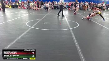 60 lbs Finals (2 Team) - Kevin Rodriguez, Ohio Gold 10k vs Pierce Davich, Donahue WA Black