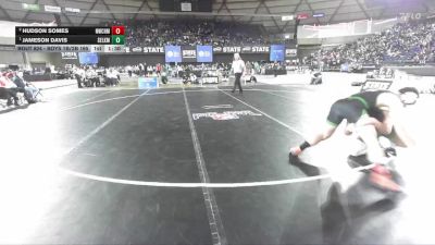 Boys 1B/2B 165 1st Place Match - Jameson Davis, Selkirk vs Hudson Somes, Northwest Christian (Colbert)