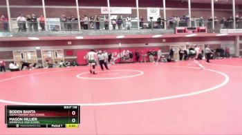 120 lbs Semifinal - Boden Banta, South Fremont High School vs Mason Hillier, Bonneville High School
