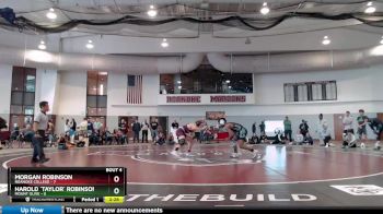 141 lbs Round 2 (6 Team) - Morgan Robinson, Roanoke College vs Harold `Taylor` Robinson, Mount Olive