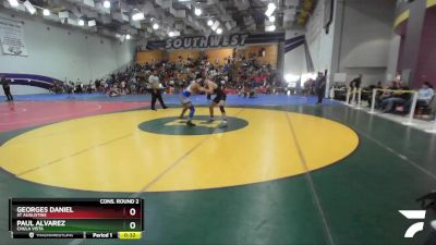 144 Boys Cons. Round 2 - Paul Alvarez, Chula Vista vs Georges Daniel, St Augustine