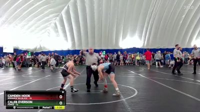 96 lbs Round 1 (8 Team) - Camden Hook, Donahue WA Black vs Caleb Everson, FORGE