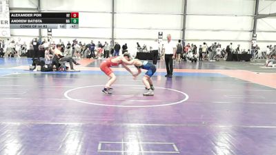 106 lbs Consi Of 64 #2 - Alexander Poh, NY vs Andrew Batista, MA
