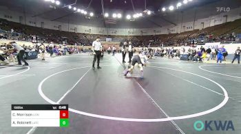 130 lbs Semifinal - Cooper Morrison, Lions Wrestling Academy vs Austin Robinett, Little Axe Takedown Club