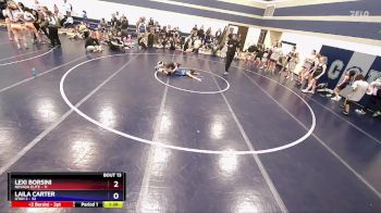 108 lbs Round 5 (6 Team) - Lexi Borsini, Nevada Elite vs Laila Carter, Utah 2