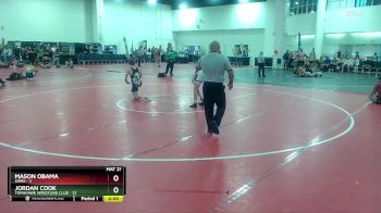 150 lbs Round 4 (10 Team) - Jordan Cook, Tomahawk Wrestling Club vs Mason Obama, AAWA