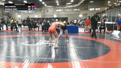 53kg Cons. Round 5 - Bella Napoli, Matmen Wrestling Club vs Isabelle Chen, Bhullar Wrestling Club