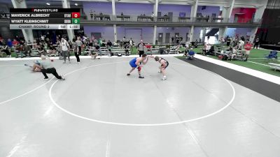 Junior Boys - 190 lbs Champ. Round 2 - Maverick Albrecht, Utah vs Wyatt Kleinschmit, South Dakota