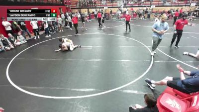 126 lbs Champ. Round 5 - Drake Wisvary, Fighting Squirrels Wrestling Club vs Jayden DeOcampo, Idaho Gold Wrestling Club