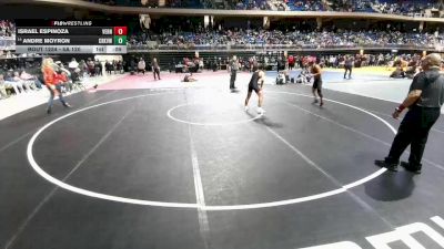 5A 120 lbs Cons. Round 2 - Andre Moyron, Carrollton Creekview vs Israel Espinoza, Vernon