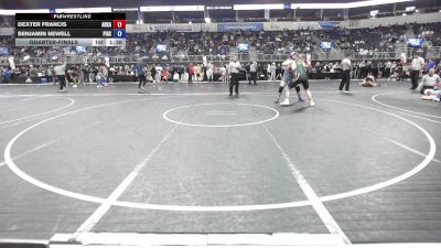 218 lbs Quarterfinal - Dexter Francis, Arkansas Elite vs Benjamin Newell, Piasa