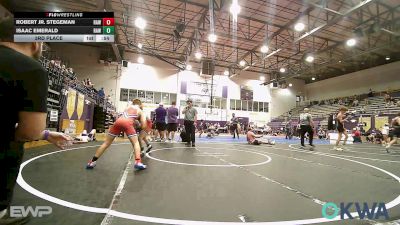 92 lbs 3rd Place - Robert Jr. Stegeman, Raw Wrestling Club vs Isaac Emerald, Raw Wrestling Club