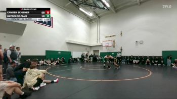 285 lbs Round 1 (6 Team) - Camden Schriner, Greybull/Riverside vs Hayden St Clair, Lander