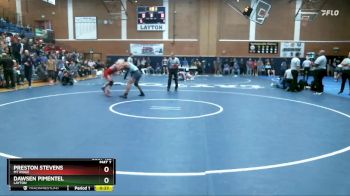 157 lbs Cons. Semi - Dawsen Pimentel, Layton vs Preston Stevens, Mt Ridge