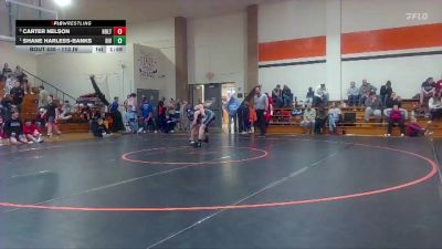 113 JV Round 2 - Shane Harless-Banks, Wathena-Riverside vs Carter Nelson, Holton